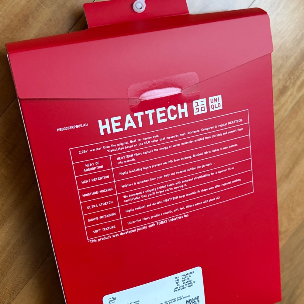 Black Uniqlo ULTRA WARM heattech crew neck long sleeve T-Shirt UNIQLO HEATTECH - Picture 5 of 5